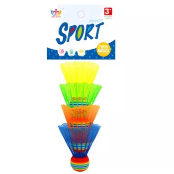 Színes tollaslabda szett 4db-os kép