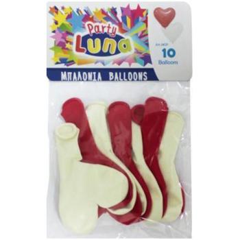 Szív alakú lufik 10db-os csomag kép