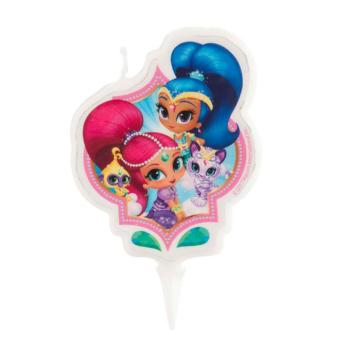 Születésnapi gyertya - Shimmer és Shine 7 cm kép