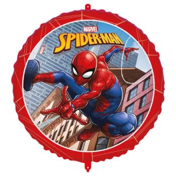 Szülinapi fólia lufi – Pókember mintás 46cm kép