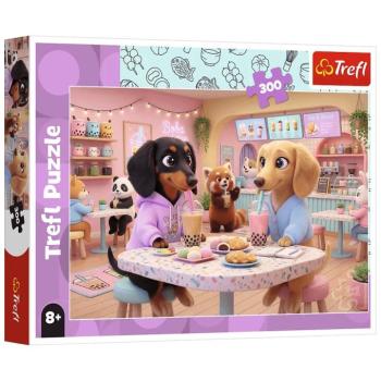 Tacskók egy kávézóban 300db-os puzzle - Trefl
