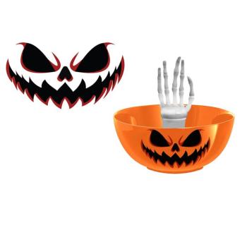 Tál csontvázkézzel - Tök 25 cm kép