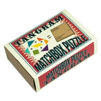 Tangram Matchbox Professor Puzzle ördöglakat kép