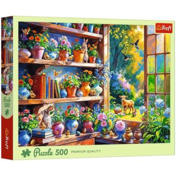 Tavaszi reggel a virágos házban – 500 db-os puzzle – Trefl