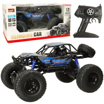 Távirányítós autó RC lánctalpas mászóautó 1:10 4WD 48cm kék kép