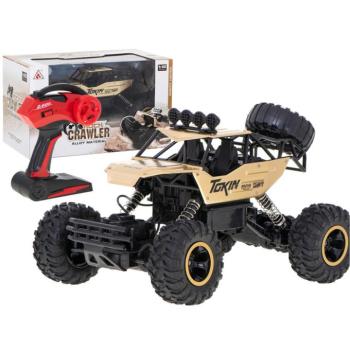 Távirányítós autó RC sziklamászó 1:12 4WD FÉM Arany kép