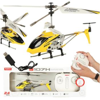 Távirányítós helikopter RC SYMA S107H 2.4GHz RTF sárga kép