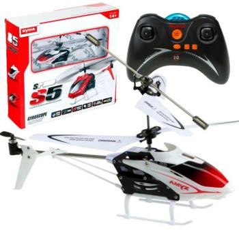 Távirányítós helikopter RC távirányítóval SYMA S5 3CH fehér kép