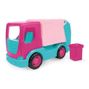 Tech Truck rózsaszín kukásautó 28cm - Wader kép