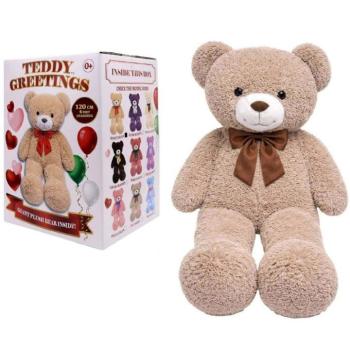 Teddy Greetings: Oat Cheer plüss maci fehér ajándékdobozban 120cm kép