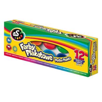 Tempera ASTRA tégelyes 20 ml 12 szín/készlet kép