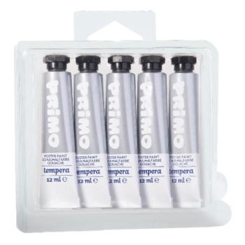 Tempera PRIMO ezüst 12 ml 5 darabos kép