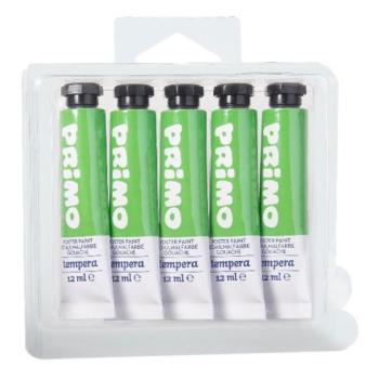 Tempera PRIMO középzöld 12 ml 5 darabos kép