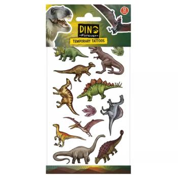 Tetoválás szett dinoszaurusz mintával - Dino kép