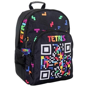 Tetris lekerekített iskolatáska, hátizsák 33x16x45cm kép