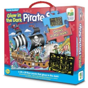 The Learning Journe: Sötétben világító kalózhajó puzzle kép
