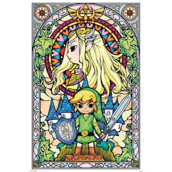 The Legend of Zelda (STAINED GLASS) maxi poszter kép