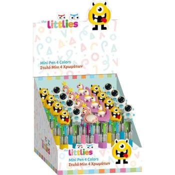 The Littlies: 4 színű mini golyóstoll többféle 1db kép