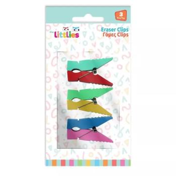 The Littlies: Csipesz alakú radír 3db-os szett kép