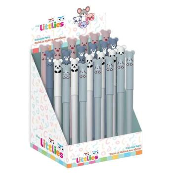 The Littlies: Cuki állatos radírozható golyóstoll többféle 1db kép