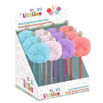 The Littlies: Pomponos ceruza többféle 1db kép