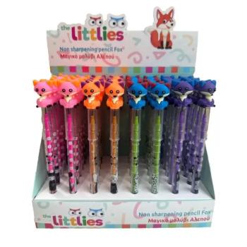 The Littlies: Rókás tolóbetétes ceruza többféle 1db kép
