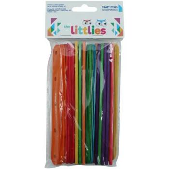 The Littlies: Színes fa kreatív pálcika 40db-os szett kép