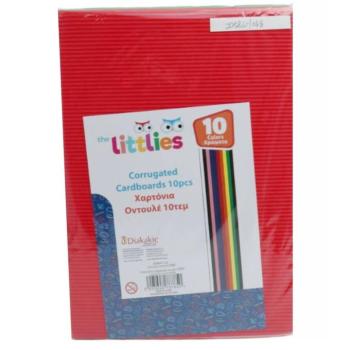 The Littlies Színes hullámpapír 10db-os csomag A/4 kép