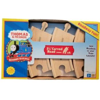 Thomas és barátai: Fa sínpálya kanyar szett, 90 mm