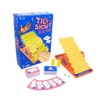 Tilt and Shout társasjáték, angol nyelvű kép