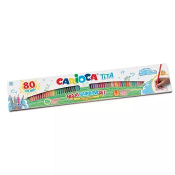 Tita Maxi Rainbow 80db-os színes ceruza szett - Carioca