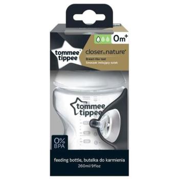 Tommee Tippee: Closer To Nature átlátszó cumisüveg 260ml (0 hó+) kép