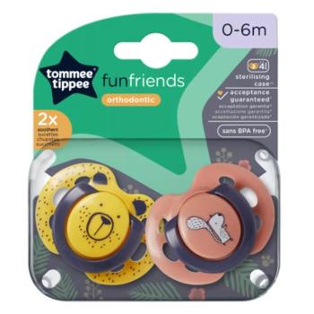 Tommee Tippee: FunFriends 2 db-os ortodontikus cumi szett több változatban (0–6 hó) kép