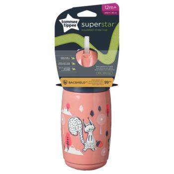 Tommee Tippee: Superstar Mókusos itatópohár szívószállal 266ml (12 hó+) kép