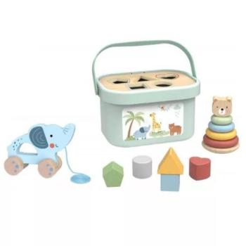 Tooky Toy: A vadon állatai - 3 az 1-ben fejlesztő doboz kép