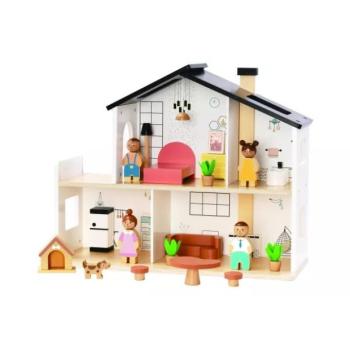 Tooky Toy: Emeletes babaház fából kép