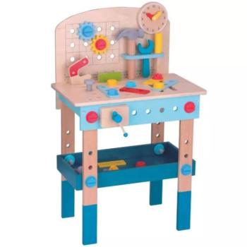 Tooky Toy: Fa barkácsasztal szerszámokkal kép