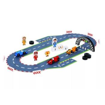 Tooky Toy: Fa versenypálya készlet kép