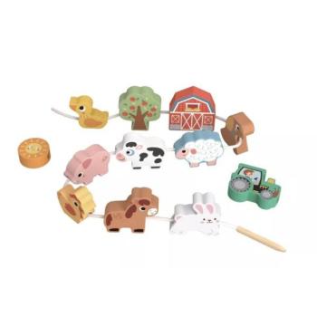 Tooky Toy: Felfűzhető farmállatok, fa kép