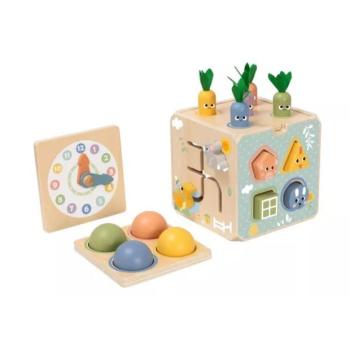 Tooky Toy: Foglalkoztató doboz fából - farm kép