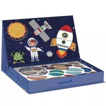 Tooky Toy: Mágneses puzzle dobozban - világűr kép