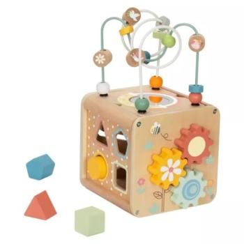 Tooy Toys: Foglalkoztató kocka, fa kép