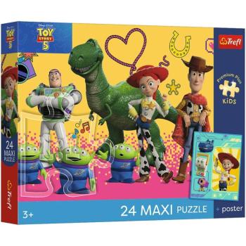 Toy Story 5 Játékok és barátok 24db-os Maxi puzzle - Trefl kép