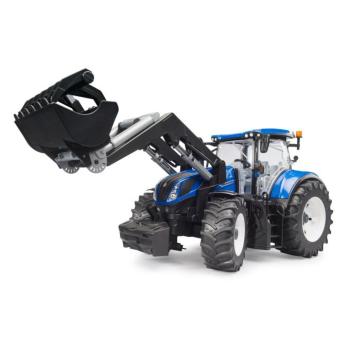 Traktor - New Holland T7.315, elülső rakodóval - Bruder 3121 kép