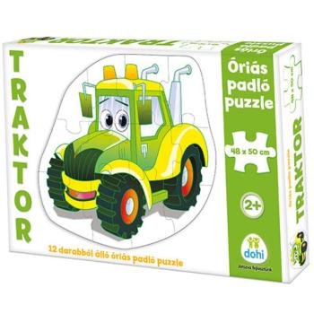 Traktor óriás padló puzzle 12db-os kép