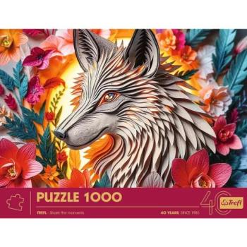 Trefl: 40. születésnap, Paper Art: Farkas puzzle - 1000 darabos kép