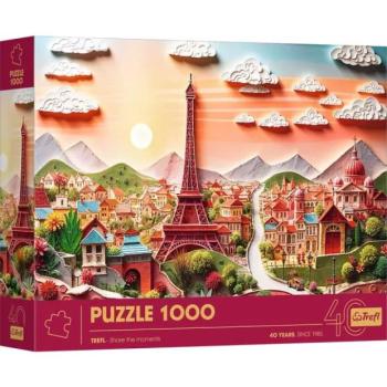 Trefl: 40. születésnap, Párizs puzzle - 1000 darabos kép