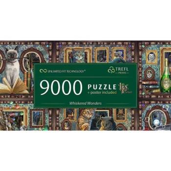Trefl: Bajuszos Csodák - 9000 darabos puzzle kép