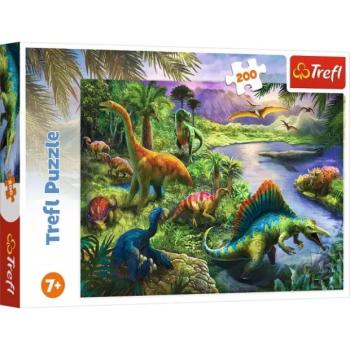 Trefl: Dinoszauruszok - 200 darabos puzzle kép