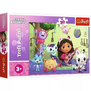 Trefl: Gabi babaháza, Gabi és macskasztikus babaháza - 30 darabos puzzle kép